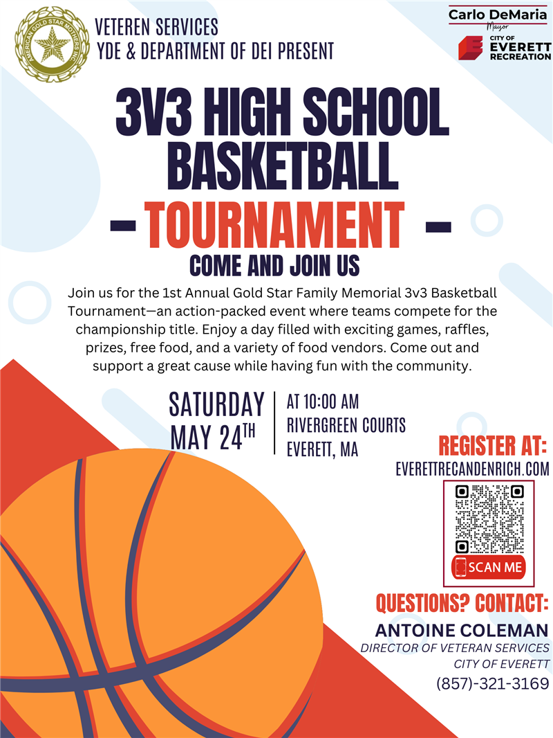 1st Annual Gold Star Family Memorial 3v3 Basketball Tournament